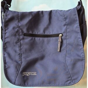 Jansport Slate Gray Canvas Messenger Bag